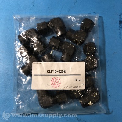Ihara KLF10-020E Female Anti-Vibration Elbow Fitting Bag of 10 FNFP