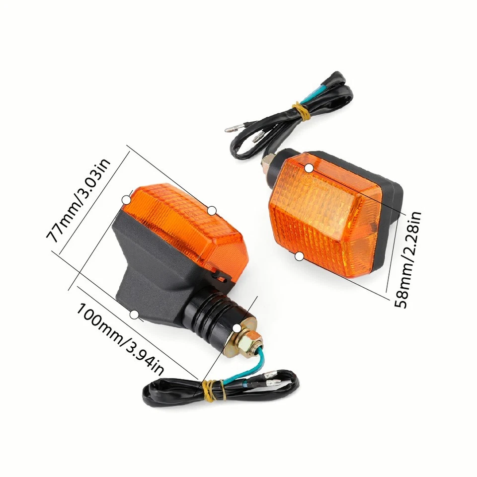 Lámpara indicadora de luz de señal de giro halógena para motocicleta HONDA XR 650L 1993-2025 Foto 2 de 4