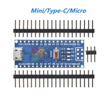 2/5/10PCS Nano V3.0 USB 5V Mini/Type-C/Micro ATmega328 CH340G Cable For Arduino