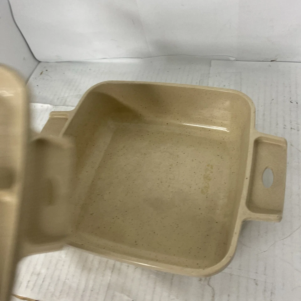 Vintage LittonWare Microwave Cookware 1 Qt Casserole Dish 39275 W/ Lid 39274 - Image 2 of 4