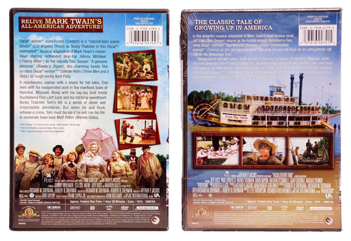 Tom Sawyer & Huckleberry Finn 2005 MGM DVD Lot, Johnny Whitaker, Jodie Foster - Picture 2 of 6