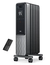 Dreo Oil Filled Radiator, Electric Radiant Heaters for indoor use Large Room ...