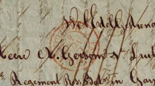 Dutch East Indies Pre Stamp 1847 Disinfected Cover w/BATAVIA Half Round & MALTE - Image 3 of 4