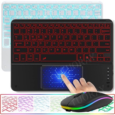 Für Huawei Honor Pad X9 X8 Pro MatePad 11 SE QWERTZ Beleuchtet Touchpad Tastatur