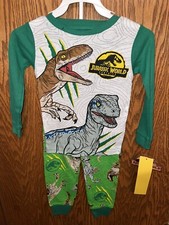 Jurassic World Dominion Boys Pajama Set Size 4 NWT Dinosaurs