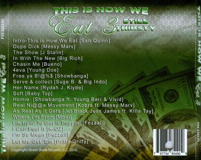 VARIOUS ARTISTS - THIS IS HOW WE EAT, VOL. 3 [PA] NEW CD