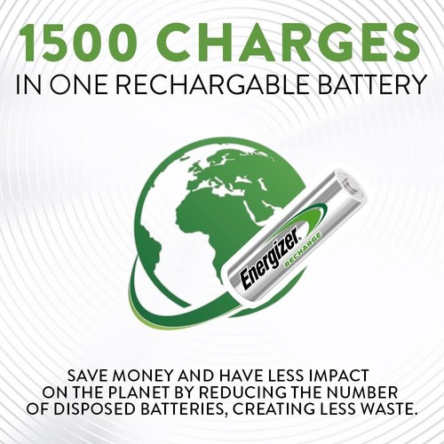 AA Energizer Rechargeable batteries Ni-MH with or w/o Fast Charger lot REUSABLE - Picture 5 of 19