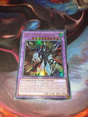 Yu-Gi-Oh! 1x Böser Held Neos Lord  Ultra Rare Suda  Nm De 