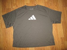 Womens ADIDAS crop top tee t shirt sz XL