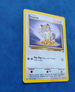 1995 meowth pokemon card Meowth Pokemon Card 1995