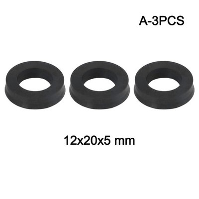 Für FK47 kompatibel 3 Stück Pumpenkopf Dichtring 12x20x5 mm Gummi Öldichtung