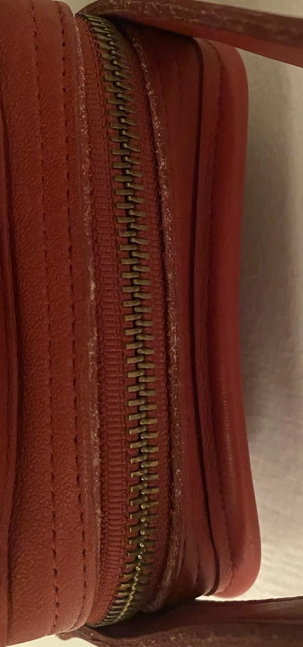 Borsa (fotocamera) kit Coach 1995 vintage usata in ottime condizioni modello 9973 ?ROSSO?