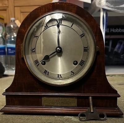 R.G. Bond Cheltenham Motor Club 1932 antike Uhr voll funktionsfähig und seltenes Stück