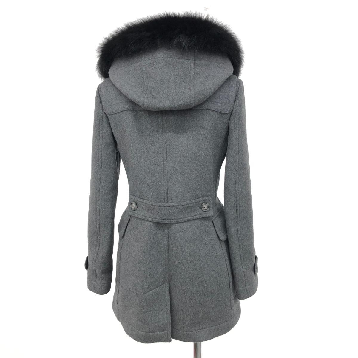 Burberry Brit Duffel coat in good condition Size UK6 Gray Women's outerwear Blue thumbnail 2