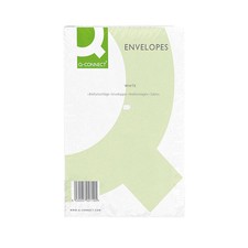 Q-Connect C4 Envelopes Peel and Seal 100gsm White (250 Pack) 1P27
