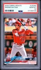 2018 TOPPS UPDATE #US285 SHOHEI OHTANI ROOKIE RC PSA 10