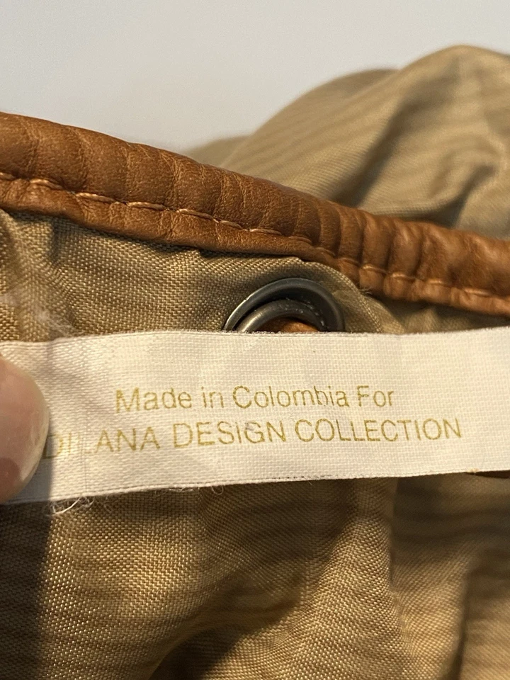 Dilana Santa Fe Leather Backpack Pockets Well Made Rugged Hiking Old Money Lux - Image 4 of 4