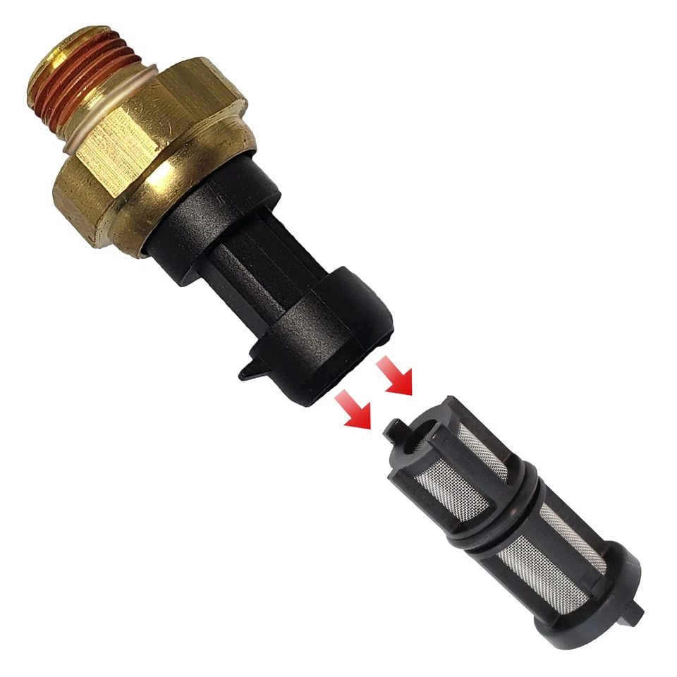 12616646 Oil Pressure Sensor W/Filter For Chevy Silverado GMC Sierra 03-08 Foto 2 de 4