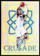 2016-17 Panini Excalibur HARRISON BARNES Silver Prizm Crusade Card #30 Mavericks