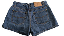 JordacheJean Shorts Womens juniors Size 7 / 8 blue Denim Pockets vintage cotton