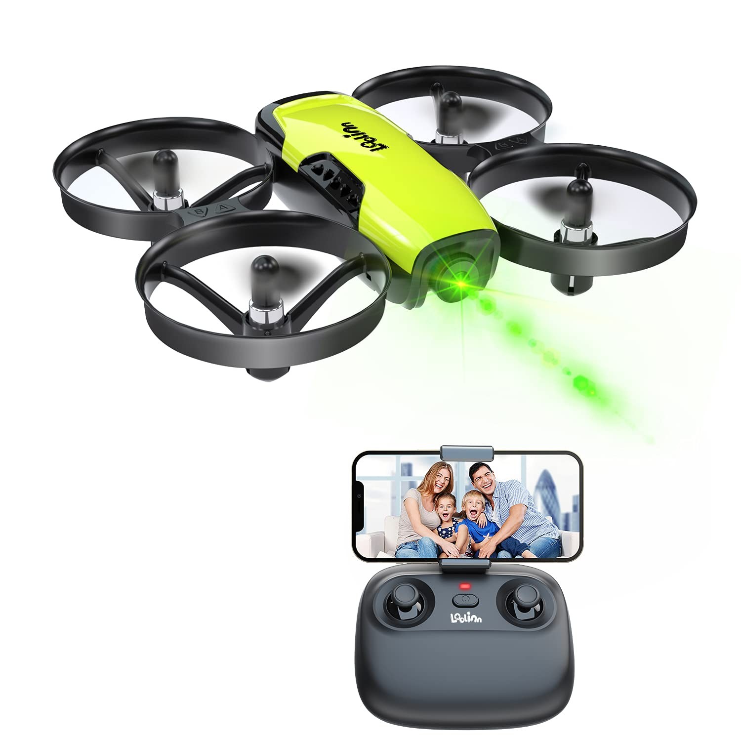 Mini drone télécommandé pour enfant dès 8 ans avec caméra HD intégrée