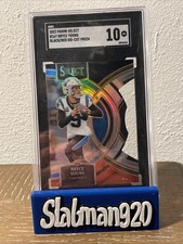 2023 Panini Select - Premier Level Bryce Young #167 Black & Red Prizm Die-Cut  
