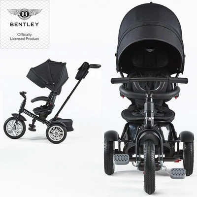 THE BENTLEY STROLLER TRIKE ONYX BLACK Kinderwagen Tricycle 3Wheel Rotating Seat - Bild 1 von 4