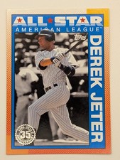 2025 Topps Series 2 Derek Jeter Blue #90AS-22 1990 All-Star Insert Yankees