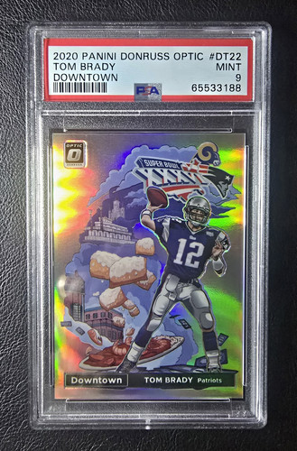 Tom Brady #DT-22 2020 Panini Donruss Optic Downtown card