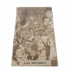 Good Speed Opera House Gay Divorce  1983 Theatre Program Cole Porters Music 