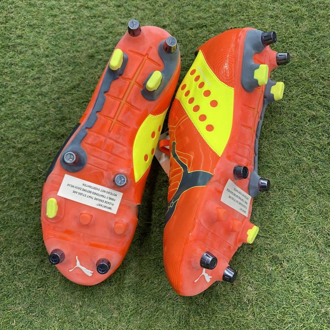 PUMA evoPOWER 2 Mixed SG Soccer Cleats Size 26.0cm US 8