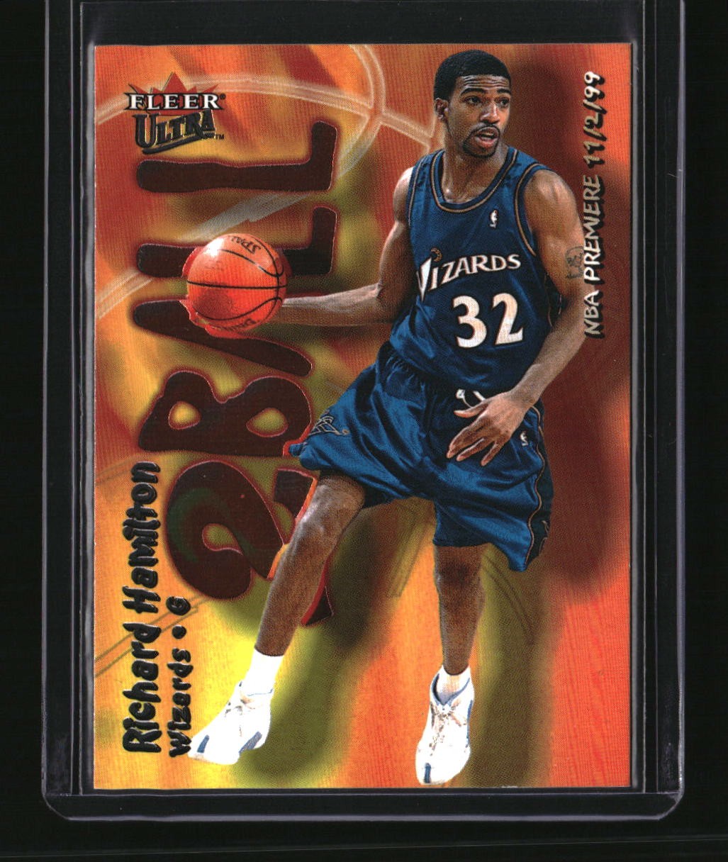 2000-01 Ultra #15 TB Richard Hamilton Two Ball