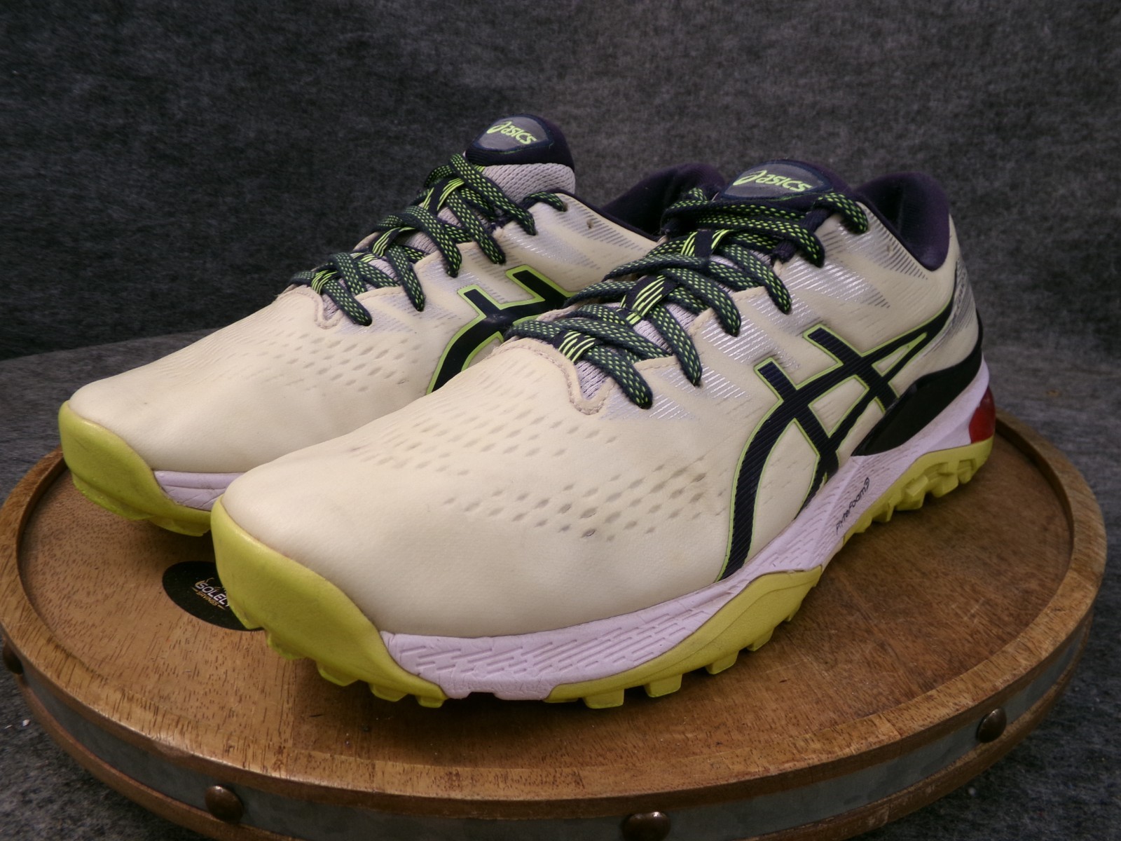 Asics Gel Kayano Ace 1111A209-100 White/Midnight Mens 10.5 Spikeless Golf Shoes thumbnail 3