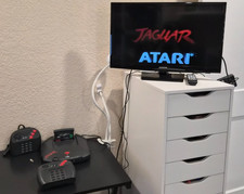 Atari Jaguar Console Bundle w/Cybermorph Game...