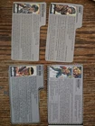 G. I. Joe A Real Amwrican Hero Filecards Mainframe, General Hawk,Bazooka Red Dog