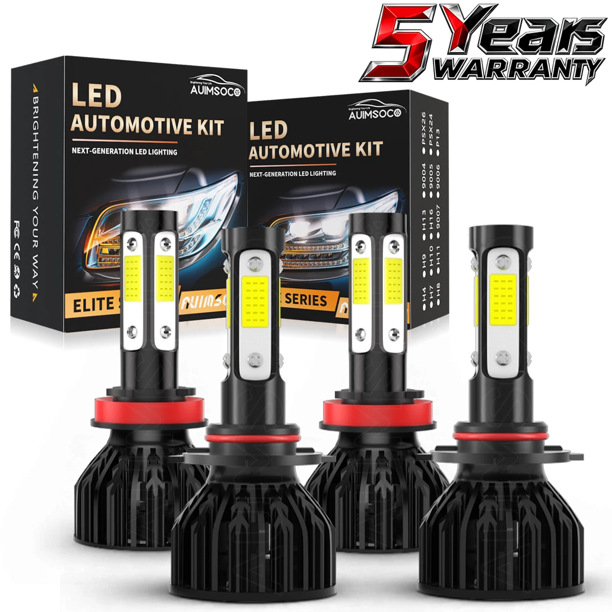 For Chevy Colorado 2015-2025 LED Headlight Hi/Lo Beam Light Bulbs Bright White