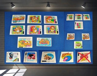 Sammelaufkleber Hanuta, Duplo - Sticker von 1984 - 1985 - 1987 - 1998 - 2009