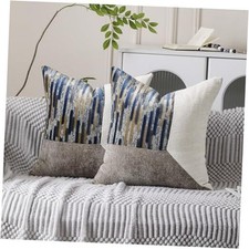 Decorative Pillow Covers 18x18 Inches Set of 2 Pieces,Bohemian Farmhouse Style