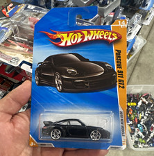 Hot Wheels 1:64 2010 Porsche 911 GT2 Black Diecast 2010 New Models Unopened