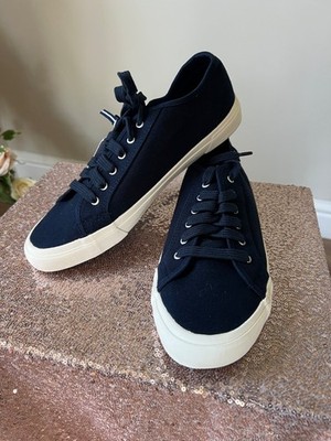 Joules Sneaker Pumps UK 5 6 7 & 7 Coast Sustainable Navy Schnürschuhe Damen NEU