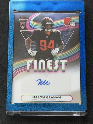 2025 Topps Finest Mason Graham RC Rookie Finest Auto RFA-MG Browns