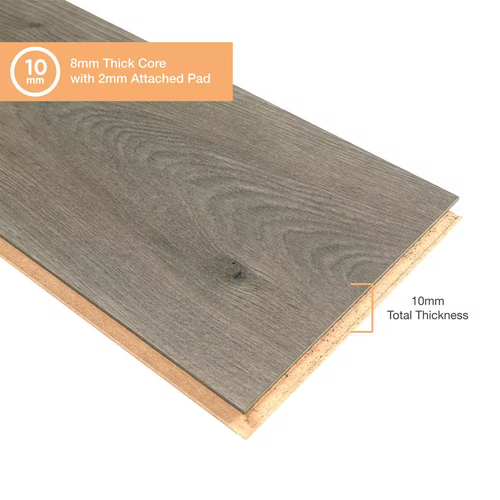 XP+ Stone Haven Oak 10 Mm T X 7.4 In. W Waterproof Laminate Wood Flooring (24.5 - Picture 10 of 12