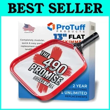 ProTuff Flat Pool Skimmer Net - 2   Included