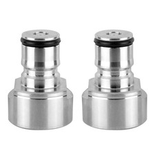 Stainless Steel Ball Lock Coupler Adapters Homebrew Keg Fitting Connector