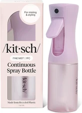 Kitsch Spray Bottle for Hair - Continuous Water Mister with Ultra Fine Mist for 