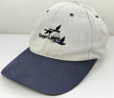 Vintage 1990 s Kemper Lakes G.C. Country Club Golf Hat StrapBack GEAR Golfing