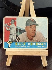 1960 Topps #69 Billy Goodman Chicago White Sox - white back - mk