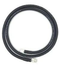 2 AWG Gauge Premium Battery Cables, Made in The USA, Positive or Negative, Re...