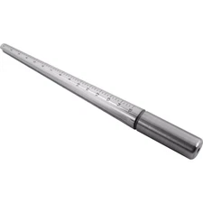 Steel Ring Mandrel Graduated 1-15 Marked Sizer Metal Jewelry Sizing Tool Stick