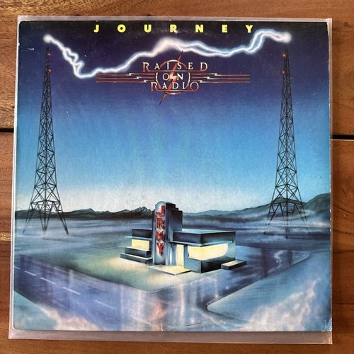Journey Raised On Radio Vinyl LP 1986 1st US Press VG+/VG+ Columbia Record